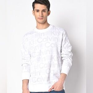 Calvin Klein White Sweatshirt